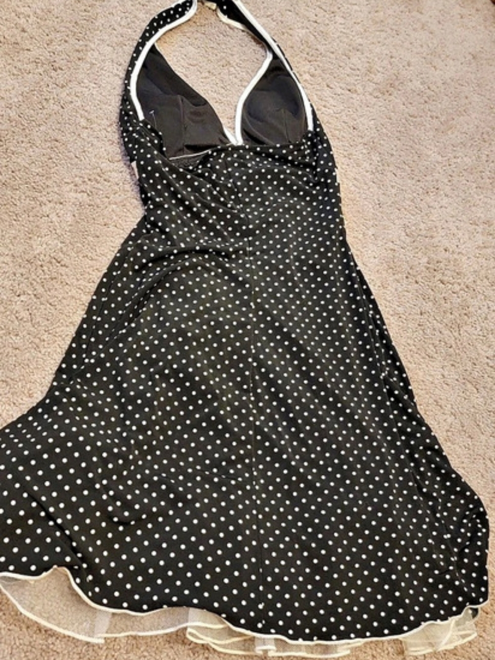 Vintage Ruby Rox Polka Dot Mini Dress Size Small